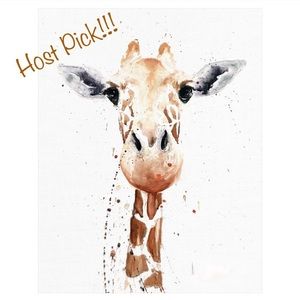 🥳 Host Pick 🥳 NWT Cute giraffe painting